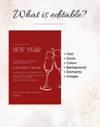 Red New Year Invitation