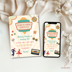 50th Birthday Retro Disco Invitation