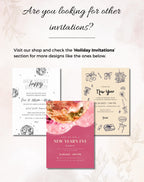 Red New Year Invitation