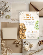 Leopard Print Girls Night Birthday Invitation