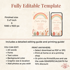 Easter Invitation Pastel Rainbow Party Invite