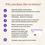 Purple Floral and Butterfly Quinceañera Website Invitation