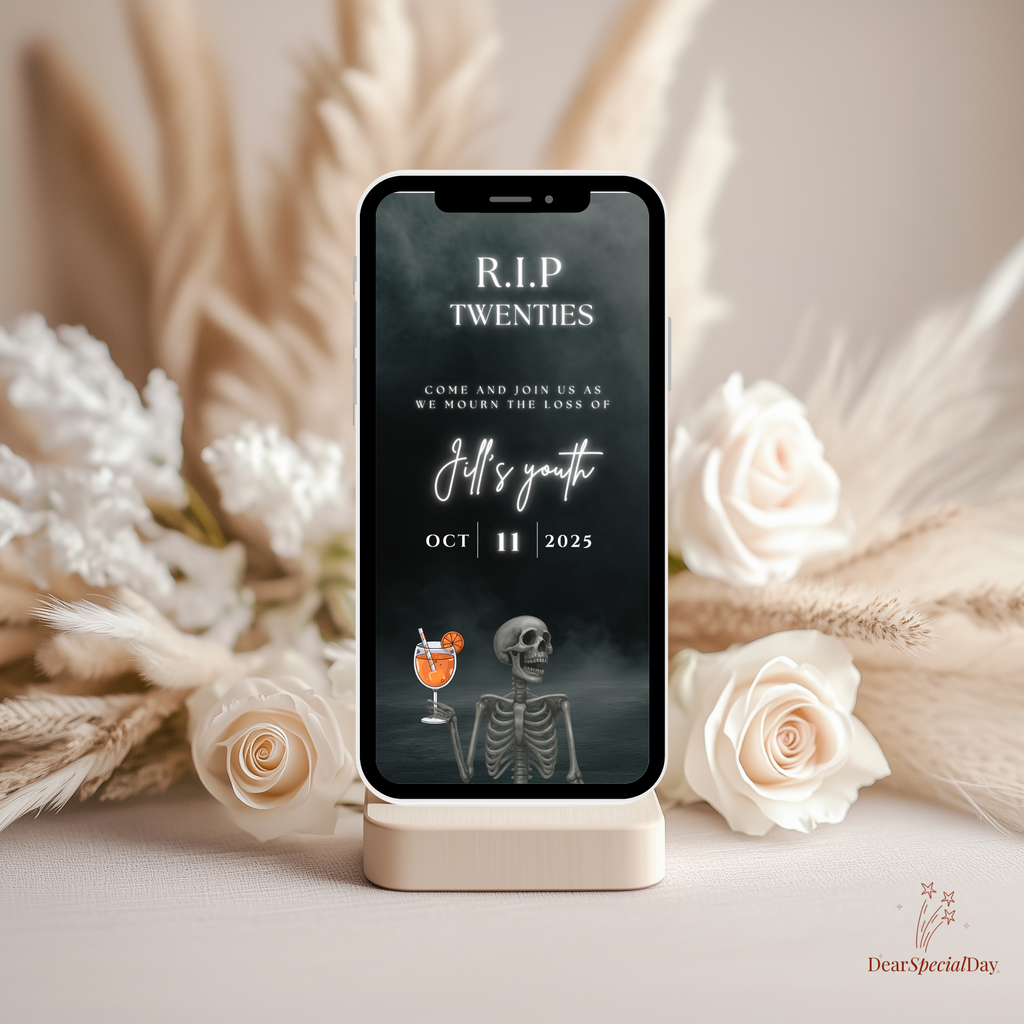 30th RIP Twenties Birthday Invitation