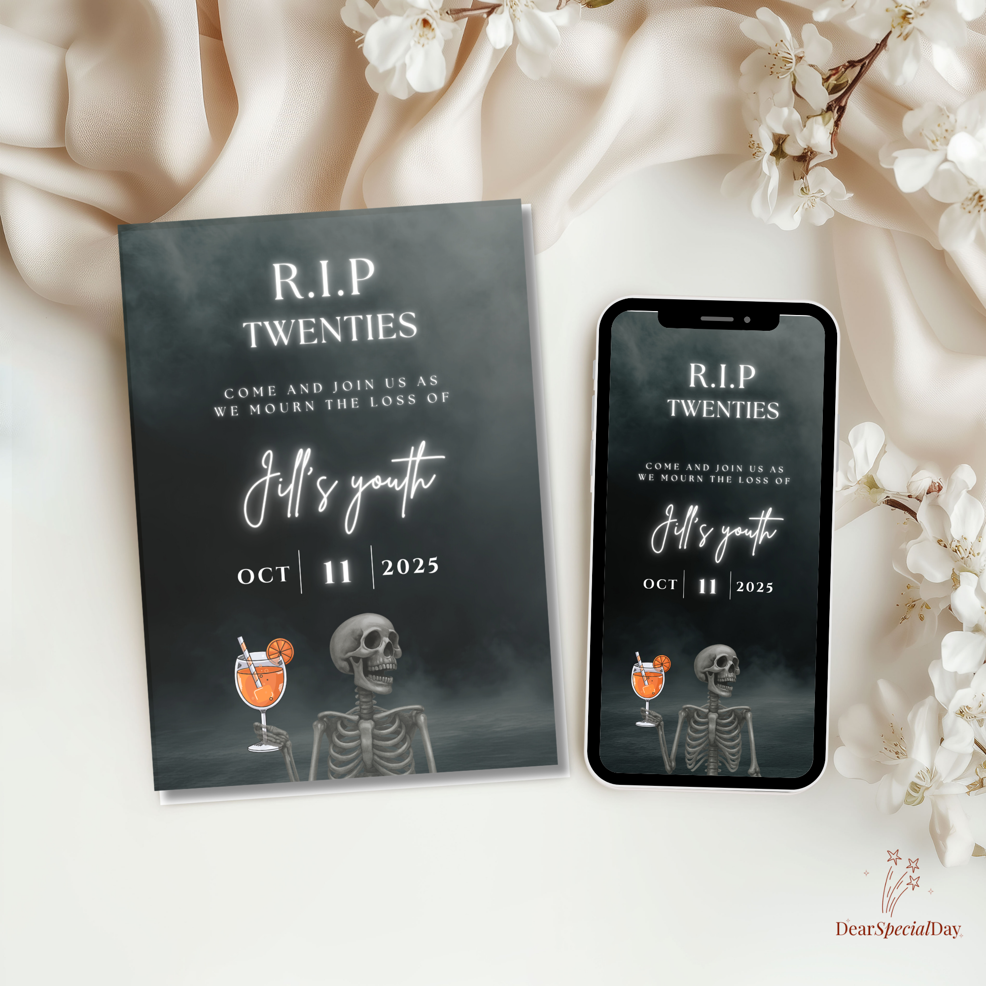 30th RIP Twenties Birthday Invitation