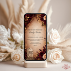 Elegant Floral RIP Twenties Birthday Invitation