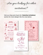 Galentine Girl Gang Entry Valentine Party Invitation