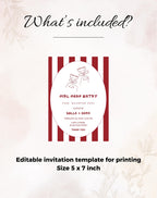 Galentine Girl Gang Entry Valentine Party Invitation