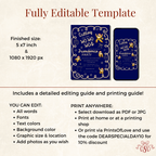 Funny Navy Gold Friendsmas Christmas Party Invitation - styled invitation mockup