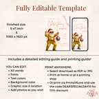 Gold Blush Christmas Party Invitation - styled invitation mockup