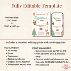 Mint Green Cute Christmas Design Invitation - additional gallery view