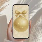Gold Disco Ball Friendsmas Invitation Animated Video