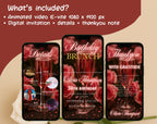 Rose Gold Birthday Brunch Invitation E-vite - additional gallery view
