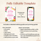 Tropical Fiesta Birthday Invitation - additional gallery view