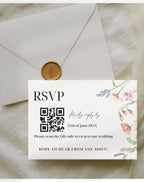 Watercolor Wildflower Birthday Brunch Invitation - customizable birthday invitation